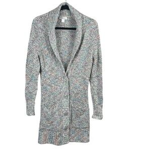 Christopher & Banks Pastel Knit Cardigan Sweater Size S